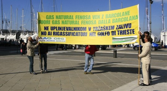 Protest “ PROTI PLINSKIM TERMINALOM” - UTRINKI