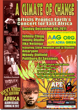 A CLIMATE OF CHANGE CONCERT POSTER