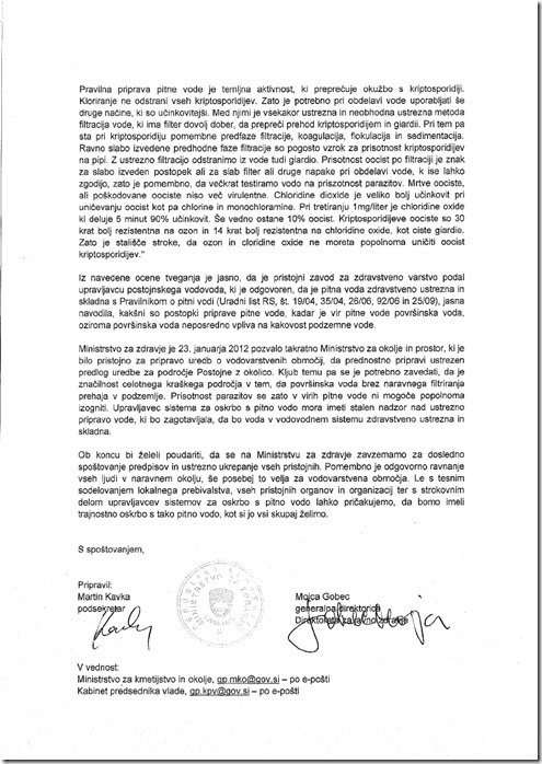 odgovor - min.zdr. - Voda Postojna1