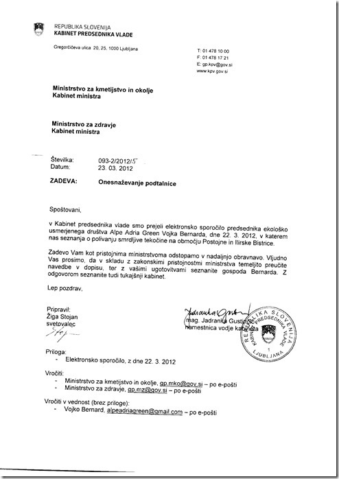 Zahteva PV - Postojna