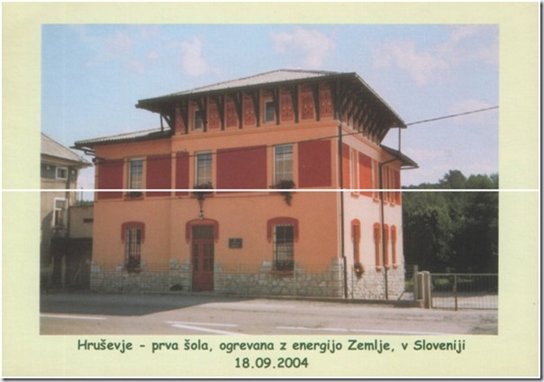 prva šola ogrevana z GEOSONDO v sloveniji