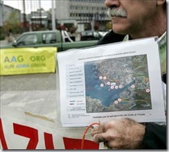 plinski terminali v tržaškem zalivu