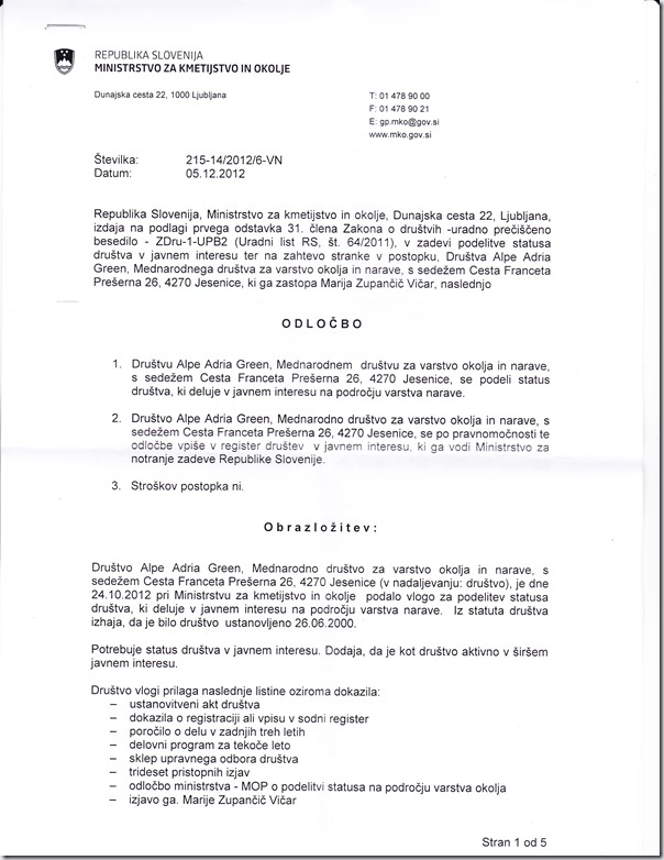 aag - status v javnem interesu - narava