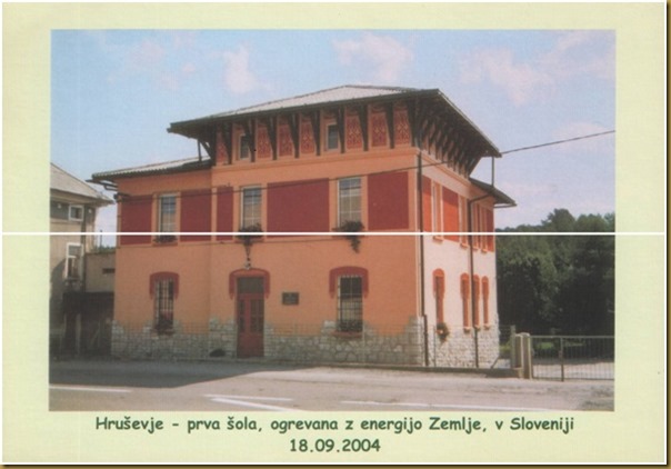 prva šola ogrevana z GEOSONDO v sloveniji