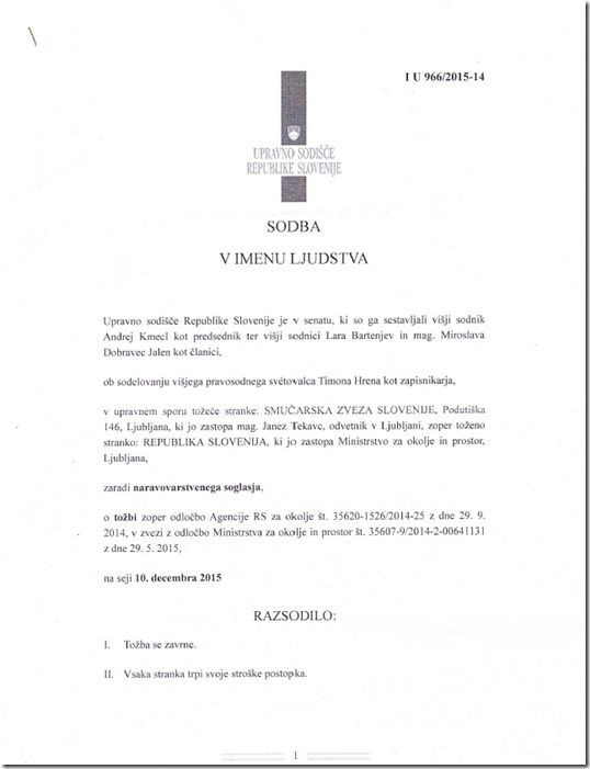 Sodba Rudno Polje - 1 stran