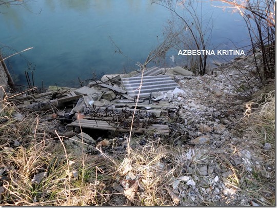 azbestna kritina v Savi