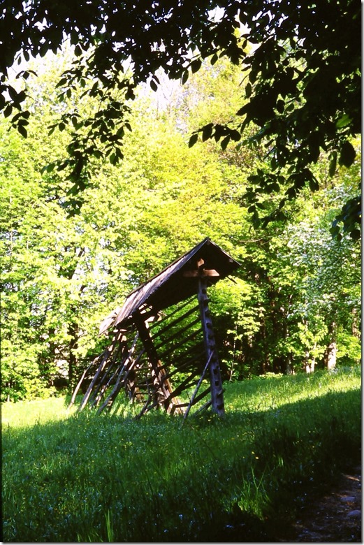 Kozolec, ki ga NI več, Kor. Bela, foto Andrej Tavčar