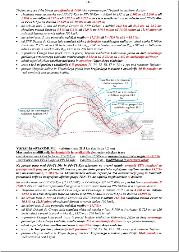 Koraki racionalizacije in optimizacije trase 2. tira glavne proge E69 na odseku Divača – Koper1-6