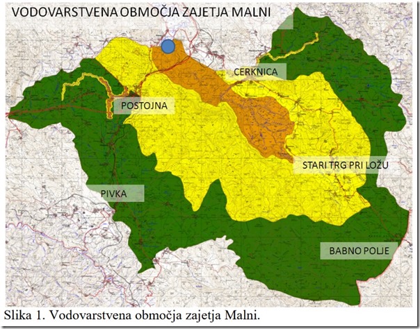 VODODOVARSTVENA OBMOČJA MALINA
