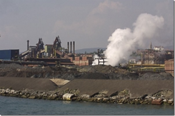 Železarna-Žavlje-izpust-žlindre