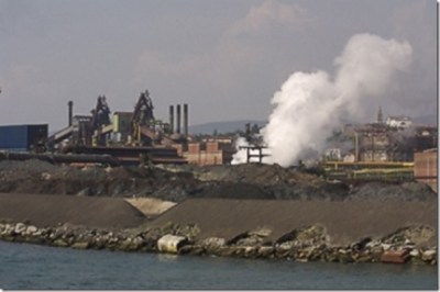 Železarna-Žavlje-izpust-žlindre