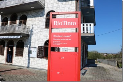 Mi nemamo dozvolu da govorimo o projektu - kažu zaposleni u kancelariji kompanije Rio Tinto