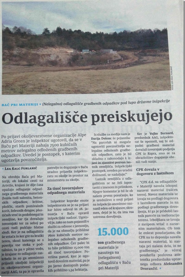 odlagali&scaron;če Materija